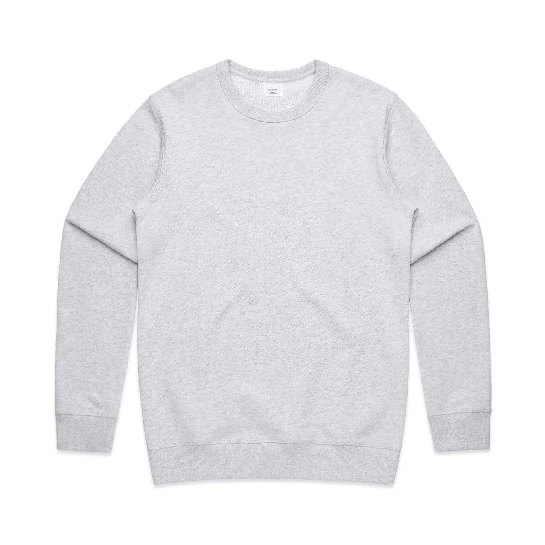 As Colour Men's premium crew 5121 Casual Wear As Colour WHITE MARLE XSM